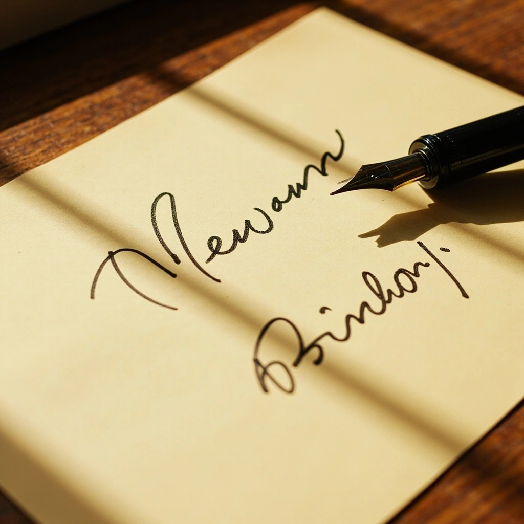 The handwritten signatures of the two founding partners.
